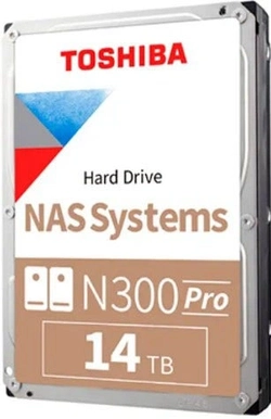 Hd Interno Toshiba N300 Pro Nas 14tb 3.5" - Hdwg51exzstb