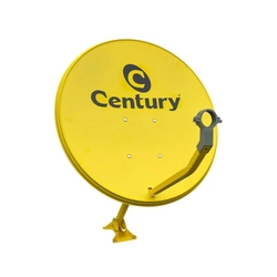 Antena Ku 60cm C/6 (pedestal 57cm) Amarela Century