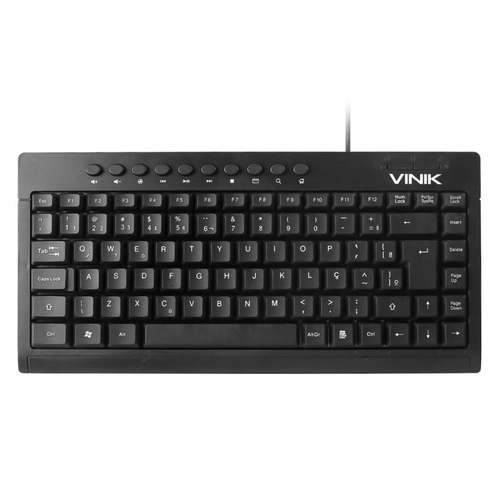 Teclado Gamer Vinik VX Gaming Armor GT500 com LED Multicor 1,8m de Cabo