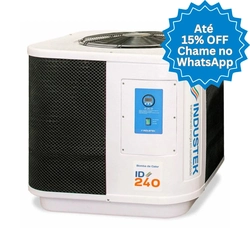 Aquecedor de Piscina Trocador/Bomba de Calor - ID240 Wi-Fi TRIF 380V - Industek
