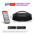Caixa De Som Boombox Plus Aiwa Bbs-01b 200w Bluetooth