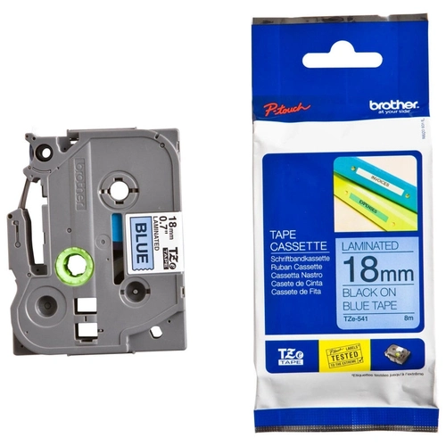 Fita Brother Preto/azul Para Rotuladores - Tze541