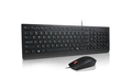 Combo Teclado e mouse com fio Lenovo Essential - 4X31R64405