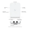 Access Point Ubiquiti Unifi U7-iw Wi-fi 7 Sem Fonte - U7-iw