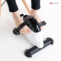 Mini Bike Ergométrica Portátil Relaxshop para Exercícios Braços e Pernas Pro Branca
