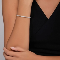 Pulseira Arpege em Ouro Branco 18k com Diamantes