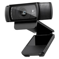 Web Cam Logitech C920s Full Hd 1080 Com 2 Microfones e Foco Automatico