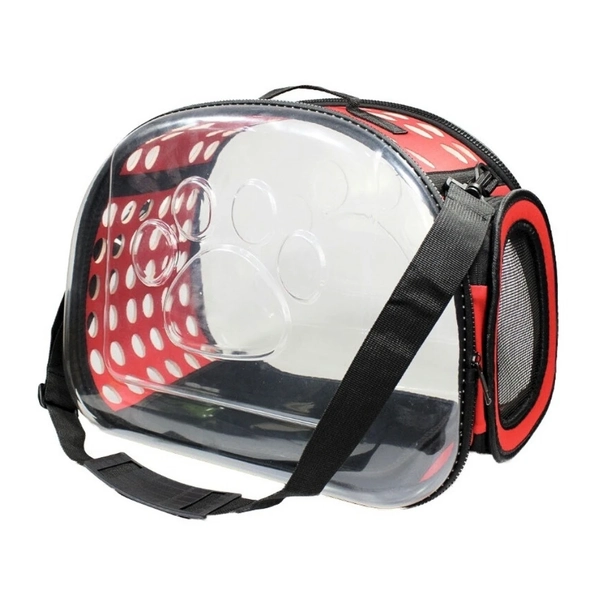 Bolsa Transporte Pet Relax Transparente para Cachorros e Gatos – Portátil, Dobrável e Respirável para Viagens e Passeios