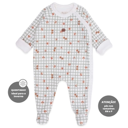 Macacão Manga Longa Forrado Suedine e Soft Unissex – Amigos da Floresta