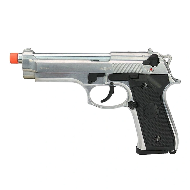 Pistola de Airsoft GBB 92 A2 Silver - (QGK)