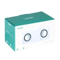 Caixa de Som 2.0 Usb 5v 2x 1w Com Controlador de Volume Branca - Vs-01b