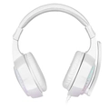 Fone de Ouvido Headset Gamer Vinik Guardian - Branco - Led Rainbow - Vkhsggdb