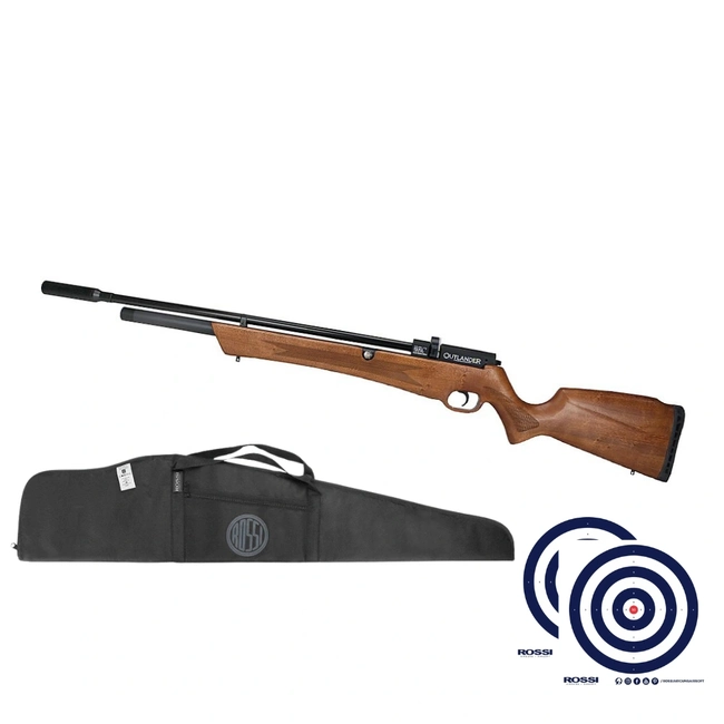 (Kit) Carabina PCP Outlander  + 80 Alvos + Case - (Rossi)