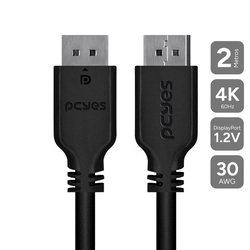 Cabo Displayport 1.2 Pcyes - 2 Metros - Pdpm-2