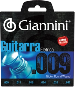 Encordoamento para Guitarra Elétrica Geegst 9 - .009-.042