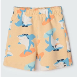 Shorts Estampado Moletom Tubarão Hering - Masculino