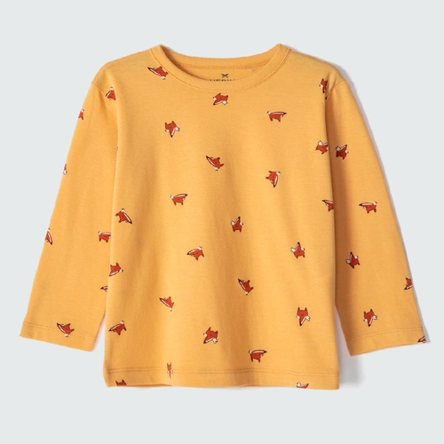 Camiseta Manga Longa Estampa Raposa Amarela Hering - Masculino
