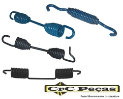 Mola de Patim Dupla sem Rabicho - 210MM Interna