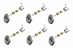 KIT COM 6 DISPOSITIVO DE HIDROMASSAGEM INOX 1 1/2 SODRAMAR