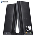 Caixa de Som 2.0 Dual 6W C/ Bluetooth + Entrada P/ Fone e Microfone - CXDU-BT