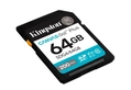 Cartão de memória Kingston, SDXC Canvas Go Plus, 64GB, Gen4, 200MB/s - SDG4/64GB