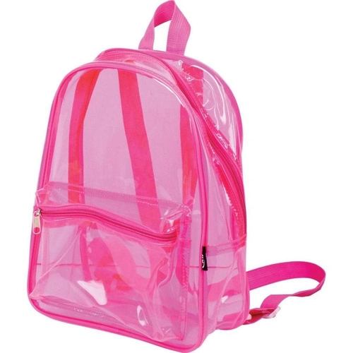 Mochila Escolar Infantil Rosa Neon - Kit