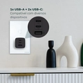 Carregador Intelbras Ultrarrapido 65w Com USB e Usb-c Tipo-c GaN - Ec21