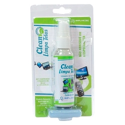 Spray Clean Implastec, Limpa Telas 60ml + Flanela Anti Risco