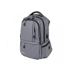 Mochila Kross Elegance Fashion Notebook 15,6" Saida Usb Cinza KE-BP