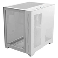Gabinete Gamer Forcefield White Ghost Frontal E Lateral Em Vidro Pcyes - Gffwgp
