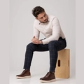Sapato Siena – F 2404 Marrom – Cano Médio