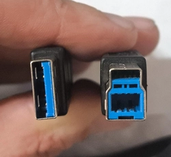 Cabo Impressora Scaner Monitor Usb 3.0 Type-b Tipo B x USB 3.0 padrão 1,5m