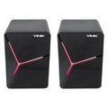 Caixa de Som Gamer Vinik Star 6w 2.0 Led Rainbow - Vspkg6wst