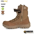 Coturno Militar Airstep Lightness Confort 8628 - Coyote (Com Zíper)