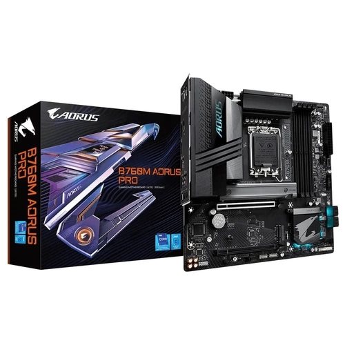 Placa Mãe Gigabyte B760M Aorus Pro AX LGA 1700 B760 mATX DDR5 Wi-Fi