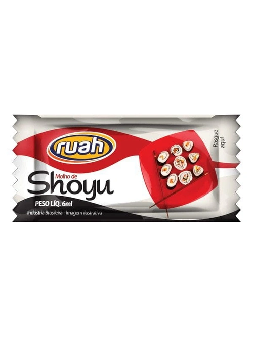 Molho Shoyu Sache 4mL Ruah ( FARDO C/ 12 )