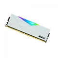 Memória XPG Spectrix D50 RGB, 8GB, 3200MHz, DDR4, CL16, Branca, AX4U32008G16A-SW50