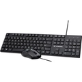 Kit Mouse e Teclado Fortrek C13 Office USB Preto - 84936