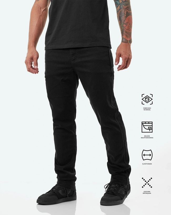 Calça Jeans Legion 2.0 - (Preto Profundo)