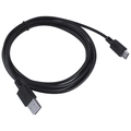 Cabo Usb a 2.0 Macho P/ Usb Tipo-c - Preto - 2 Metros - Puacp-02