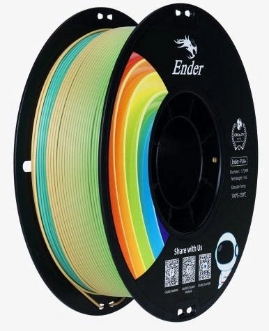 Filamento 3d Creality Ender Pla 1,75mm Rainbow - 3301010314