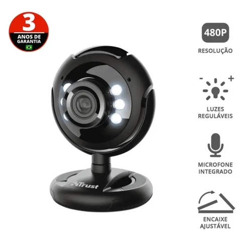Webcam Trust Spotlight Pro Microfone Integrado 16428