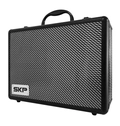 Microfone Pro Uhf S/fio Duplo de Mao Saclarity-ii