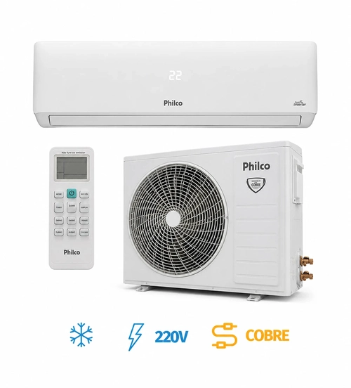Ar-Condicionado Split Inverter Philco 18000 BTUs Quente e Frio 220V PAC18QC