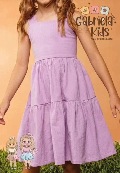 Vestido Fashion Girl Lilás