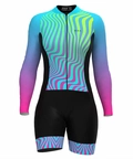 Macaquinho de Ciclismo Feminino Gerânio