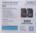 Caixa Som Para Pc Notebook Rgb Com Fio Usb P2 Acs4506 - Aitek