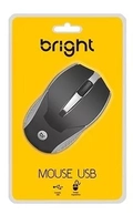 Mouse Usb Preto Bright 0028