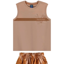 Conjunto Regata e Bermuda Moletinho Beeloop Masculino