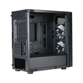 Gabinete Cooler Master Cmp 320 Micro-atx Lateral de Vidro 2 Fans Argb 120mm Preto    Cp320-kgnn-s00